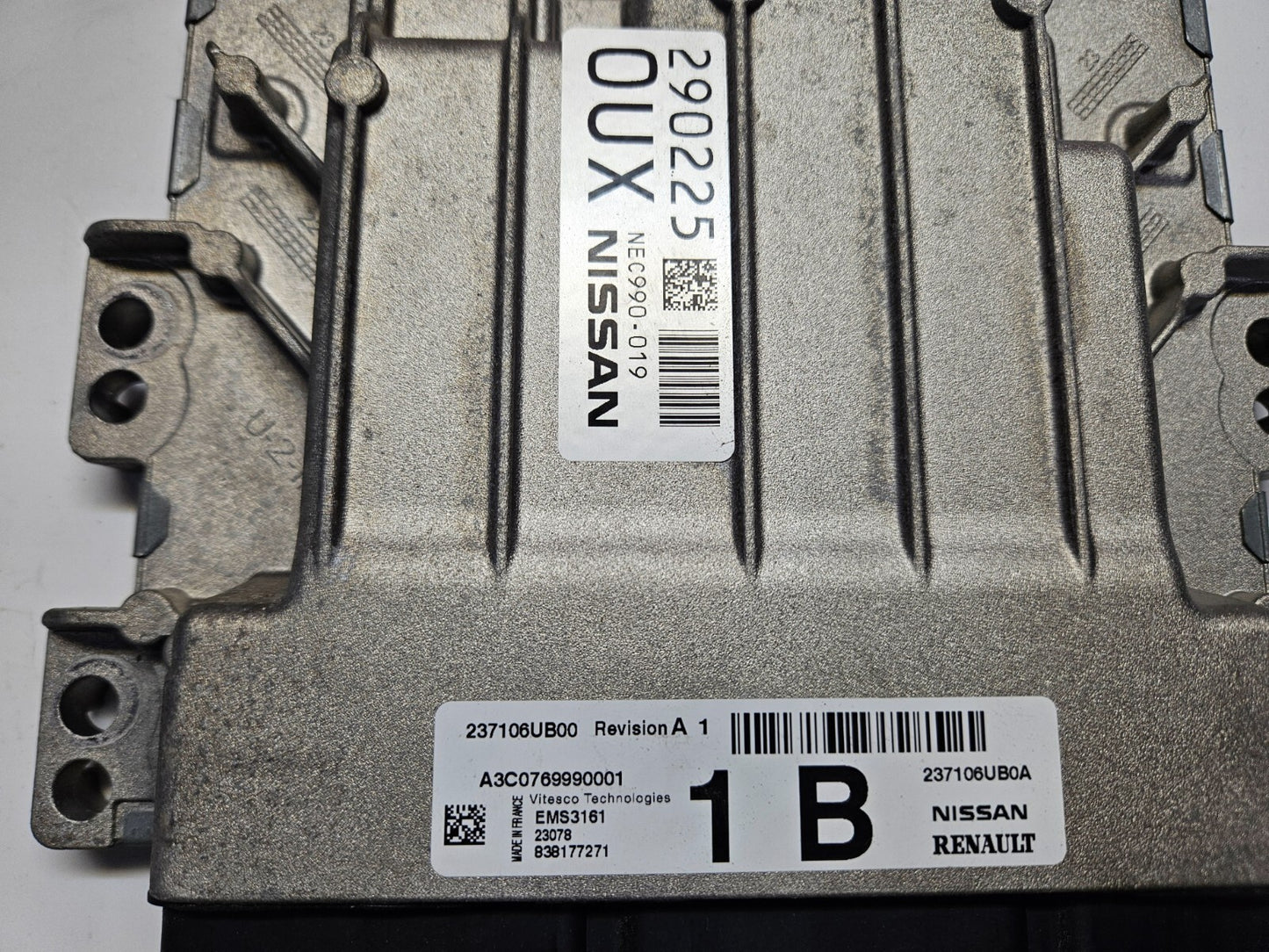 Nissan Motorsteuergerät Steuergerät 237106UB00 237106UB0A NEC990-019 ♻️
