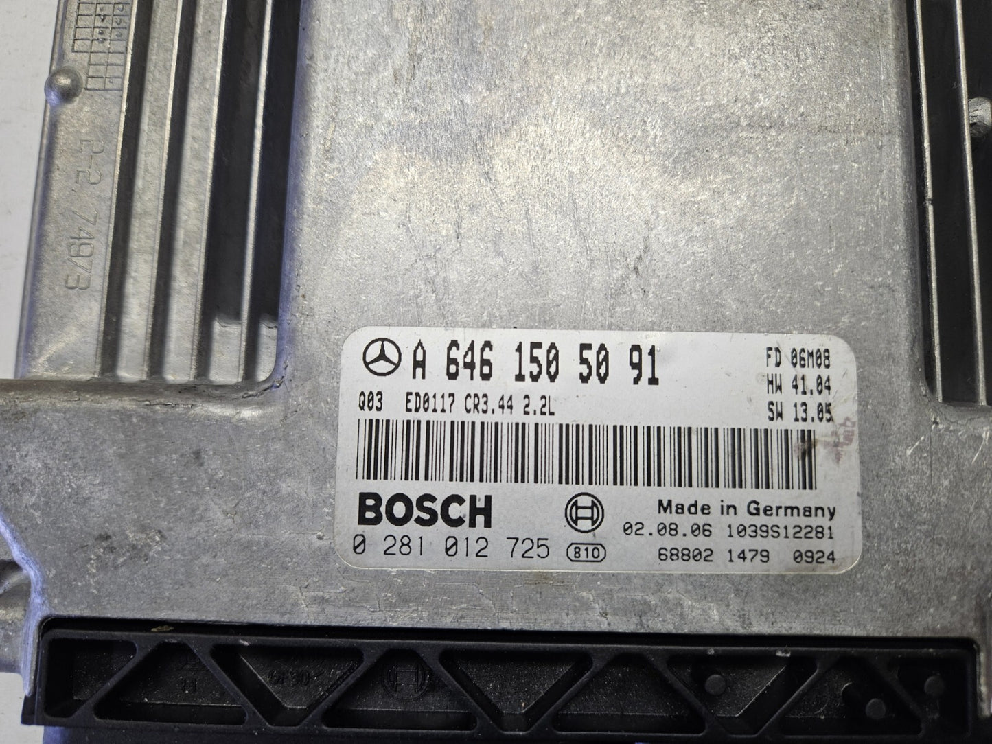 Mercedes Motorsteuergerät Steuergerät A 6461505091 0281012725 ♻️
