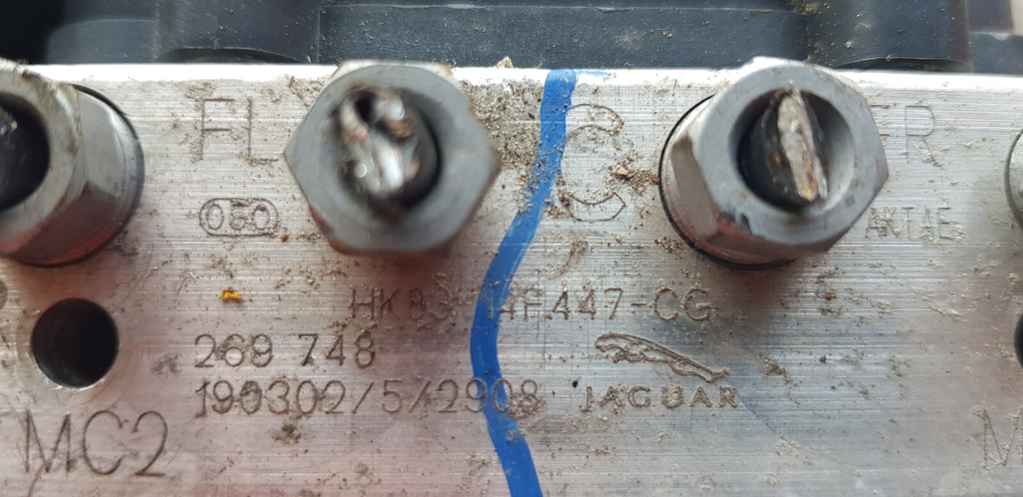 Jaguar ABS ABS Hydraulikblock Pumpe Steuergerät HK83-14F447-CG 0265956524