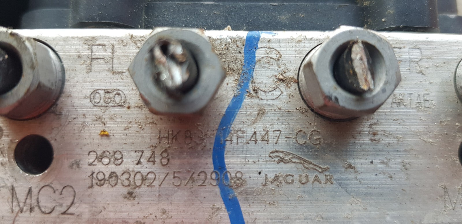 Jaguar ABS ABS Hydraulikblock Pumpe Steuergerät HK83-14F447-CG 0265956524