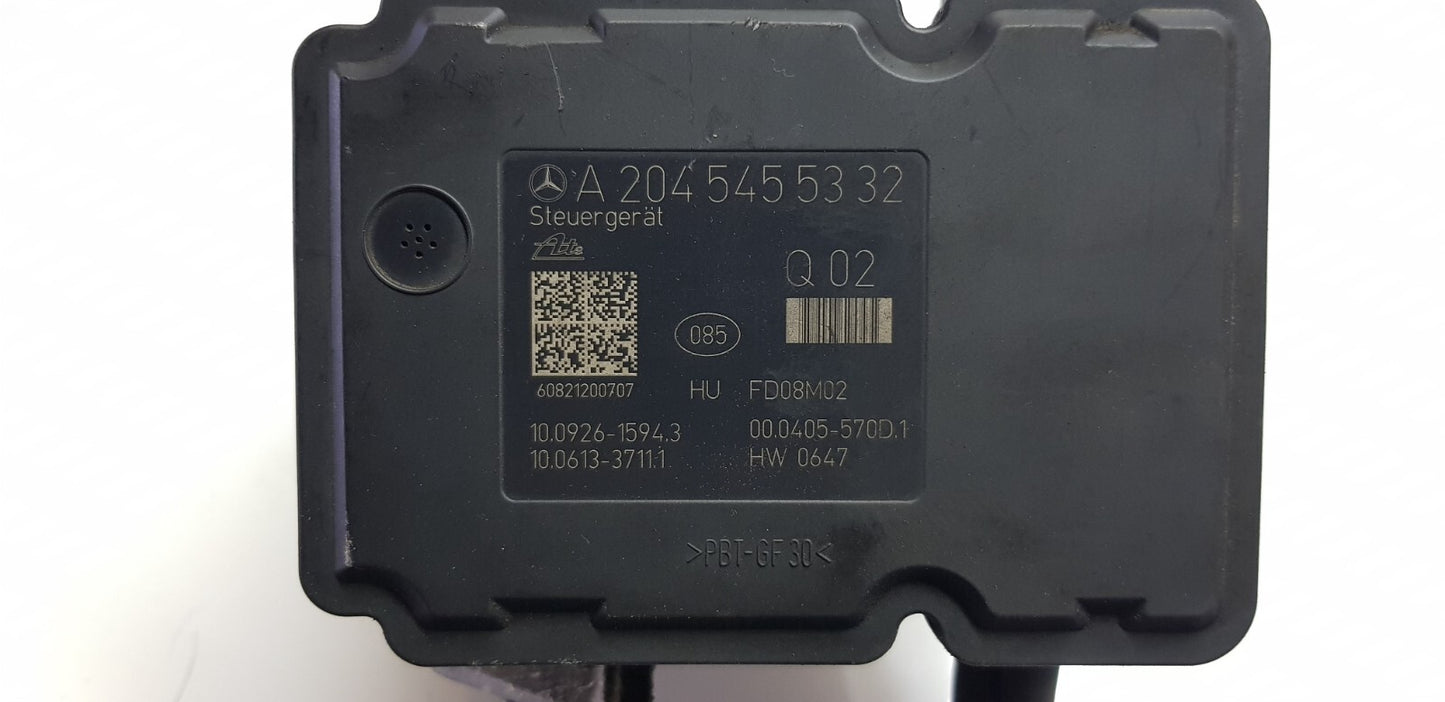 Mercedes W204 ABS Hydraulikblock Pumpe Steuergerät A 2045455332 A 2044312412