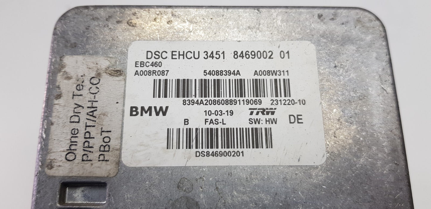 BMW X4 M ABS Hydraulikblock Pumpe Steuergerät 3451 8469002 01 54088394A