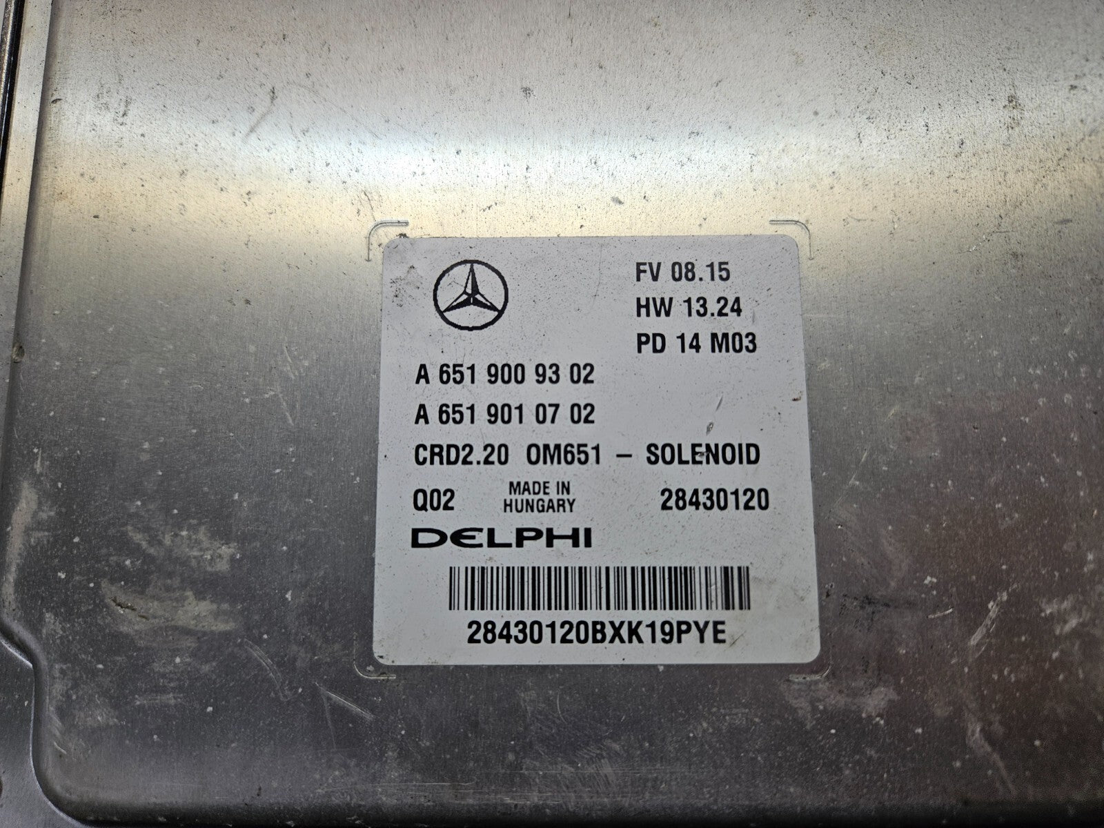 Mercedes Vito Viano Motorsteuergerät Steuergerät A 6519009302 A 6519010702 ♻️