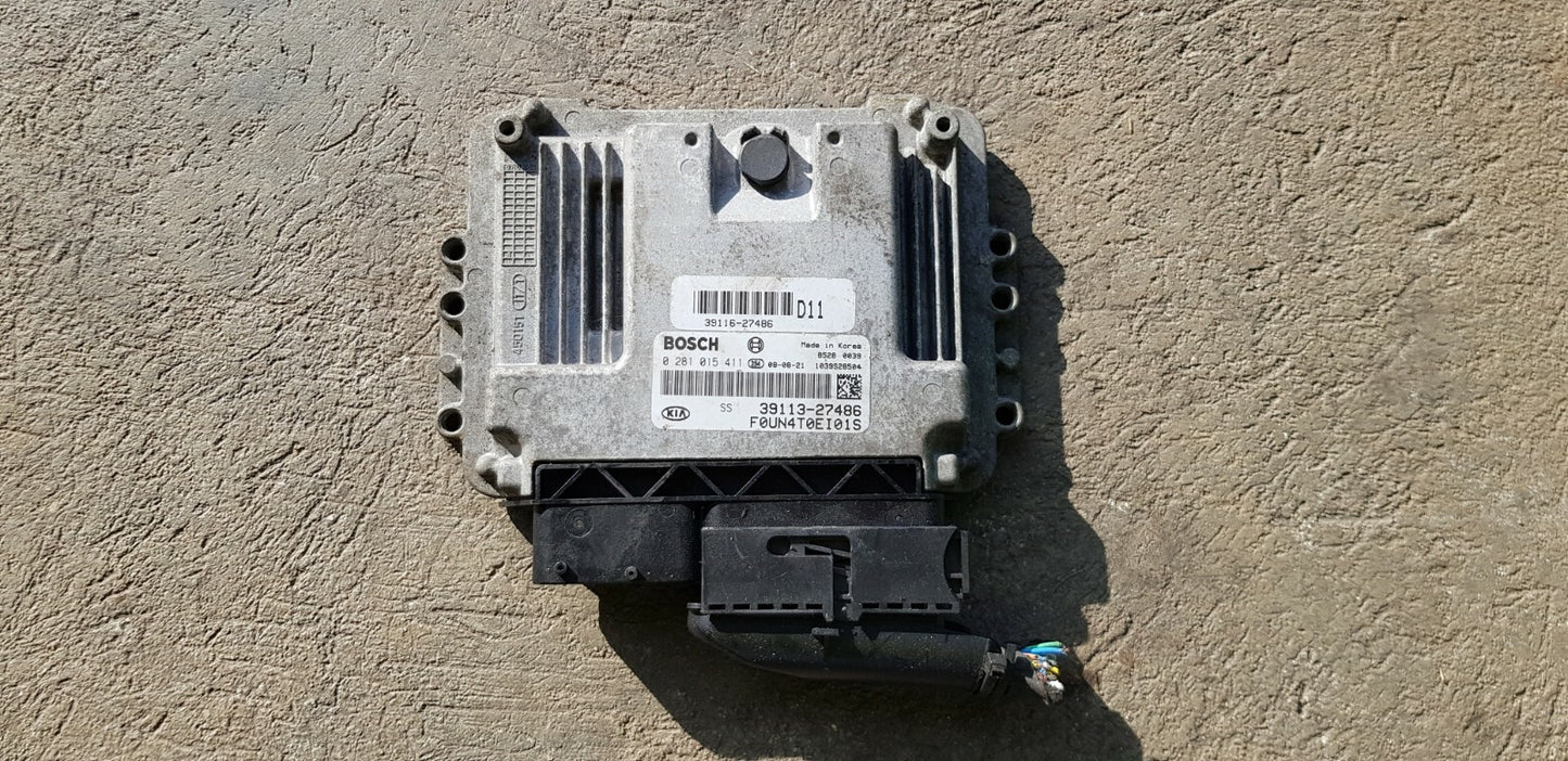 Kia Motorsteuergerät Steuergerät 39113-27486 0281015411 PLUG&PLAY