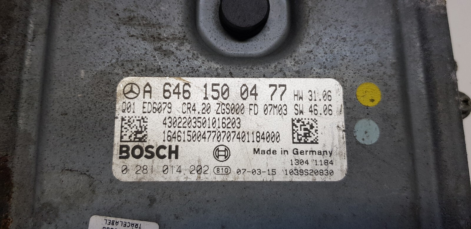 Mercedes Sprinter Motorsteuergerät A 6461500477 0281014202 ZURÜCKGESETZT