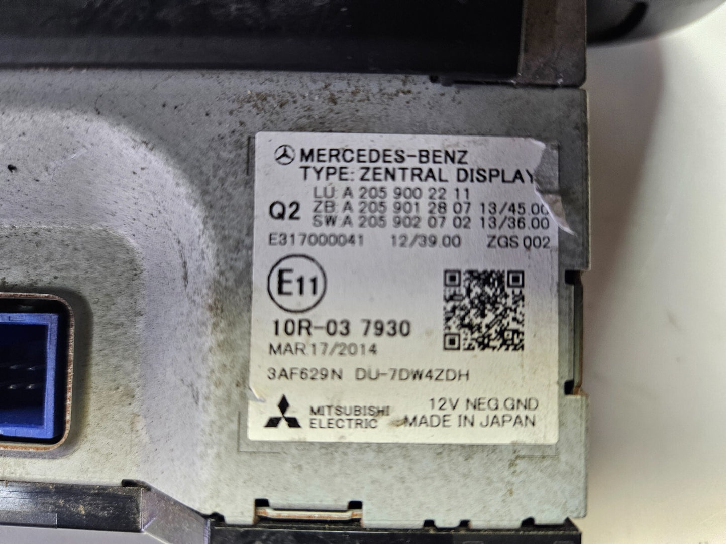 Mercedes C GLC V Display Navigation Bildschrim A 2059002211 A 2059012807 ♻️