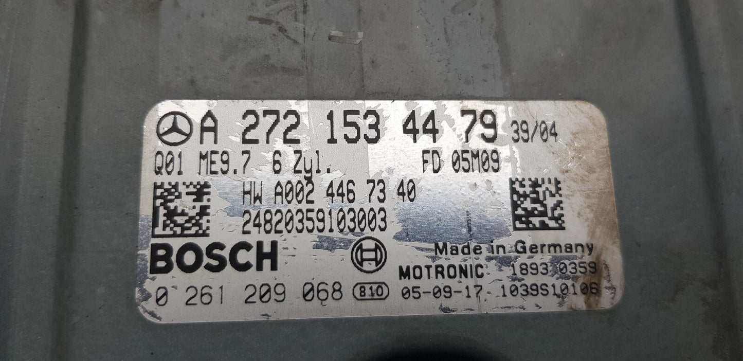 Mercedes Motorsteuergerät mit Wegfahrsperre A 2721534479 0261209068