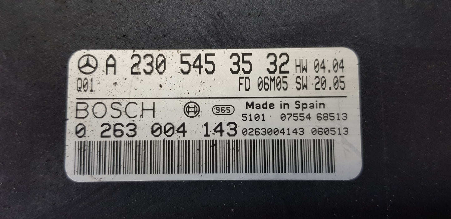 Mercedes SL R230 PDC Steuergerät A 2305453532 0263004143