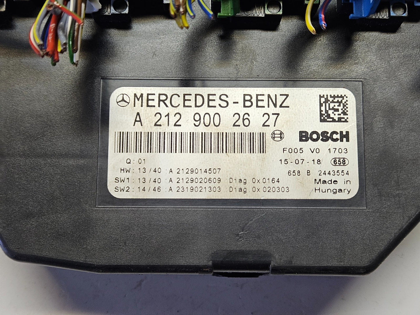 Mercedes W212 Sicherungskasten Steuergerät A 2129002627 A 2129014507 ♻️