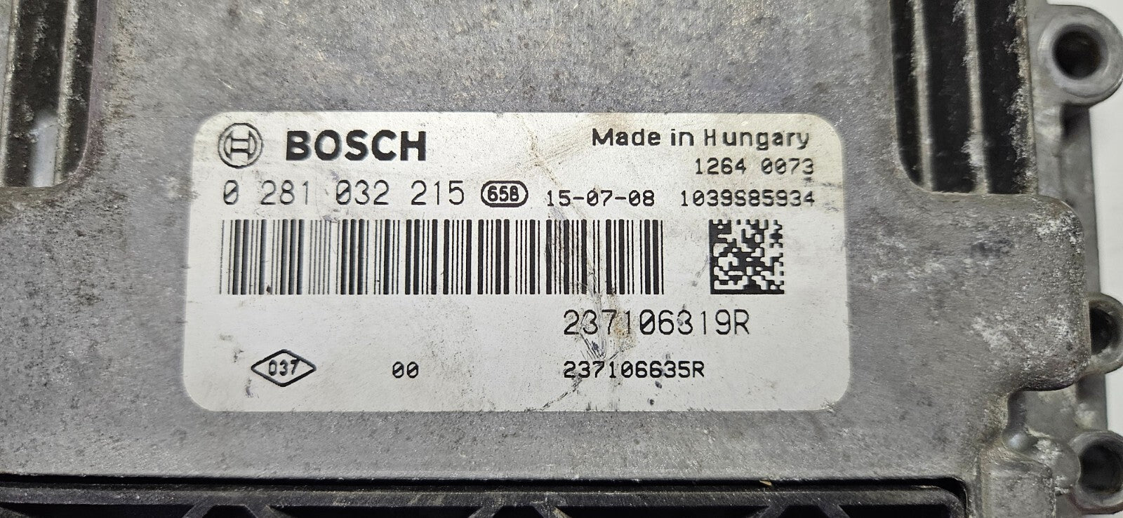 Renault Dacia Motorsteuergerät Steuergerät 0281032215 237106319R