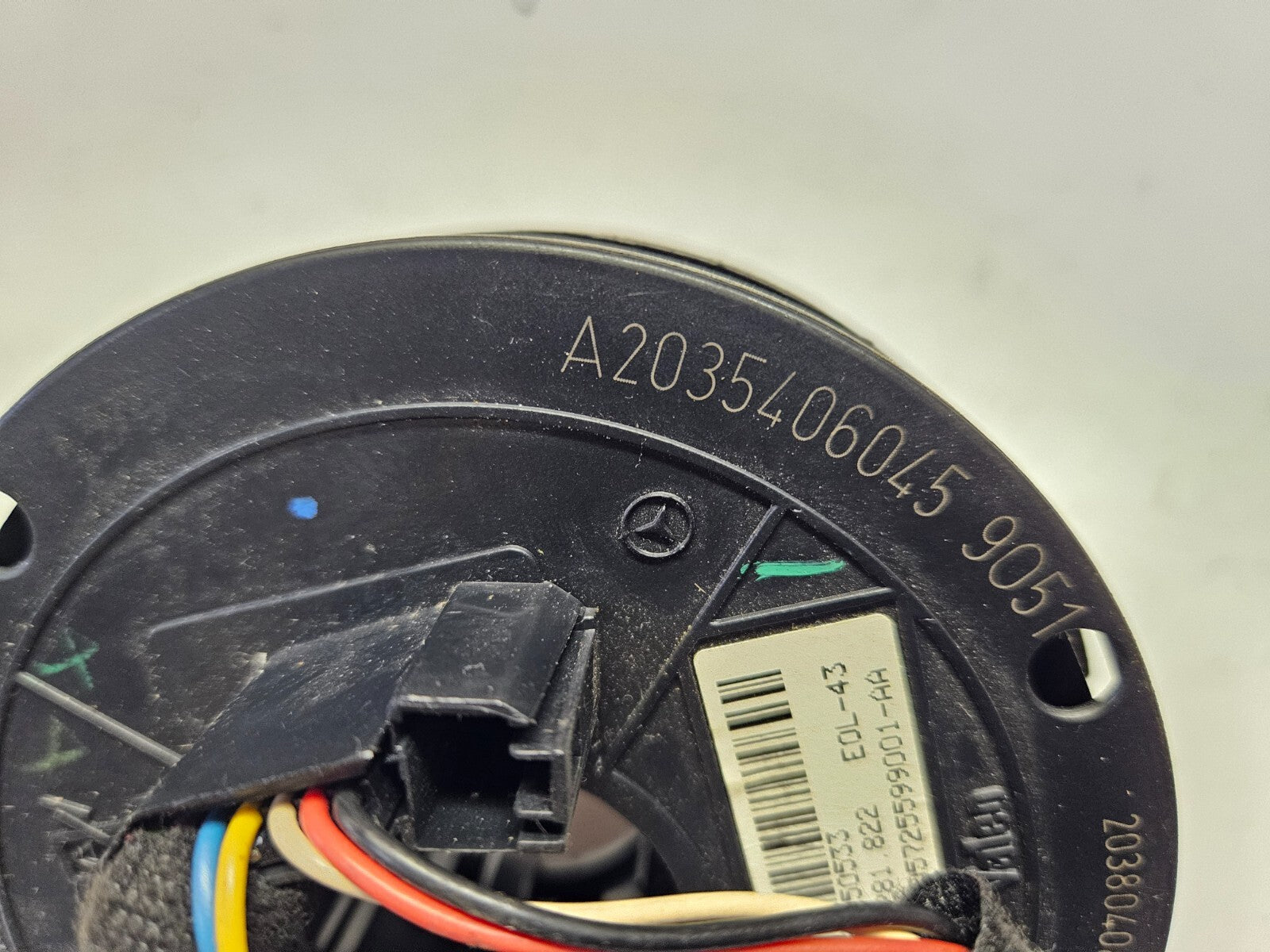 Mercedes A B C CLK Schleifring Lenkwinkelsensor A 2035406045 A 1694640518 ♻️