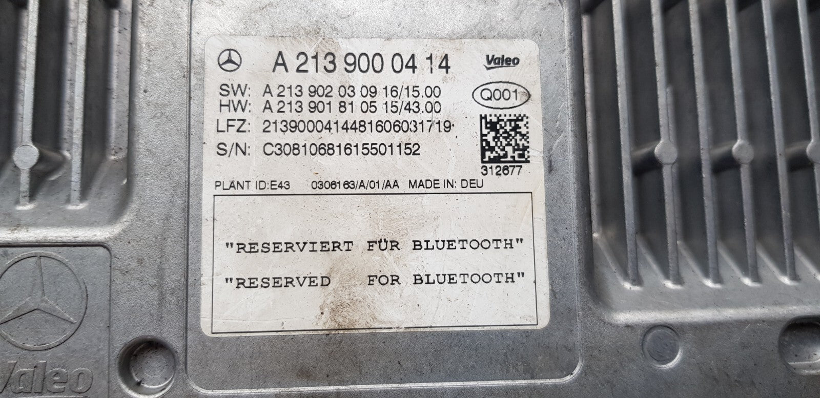 Mercedes Bluetooth Rückfahrkamera Steuergerät A 2139000414 A 2139018105