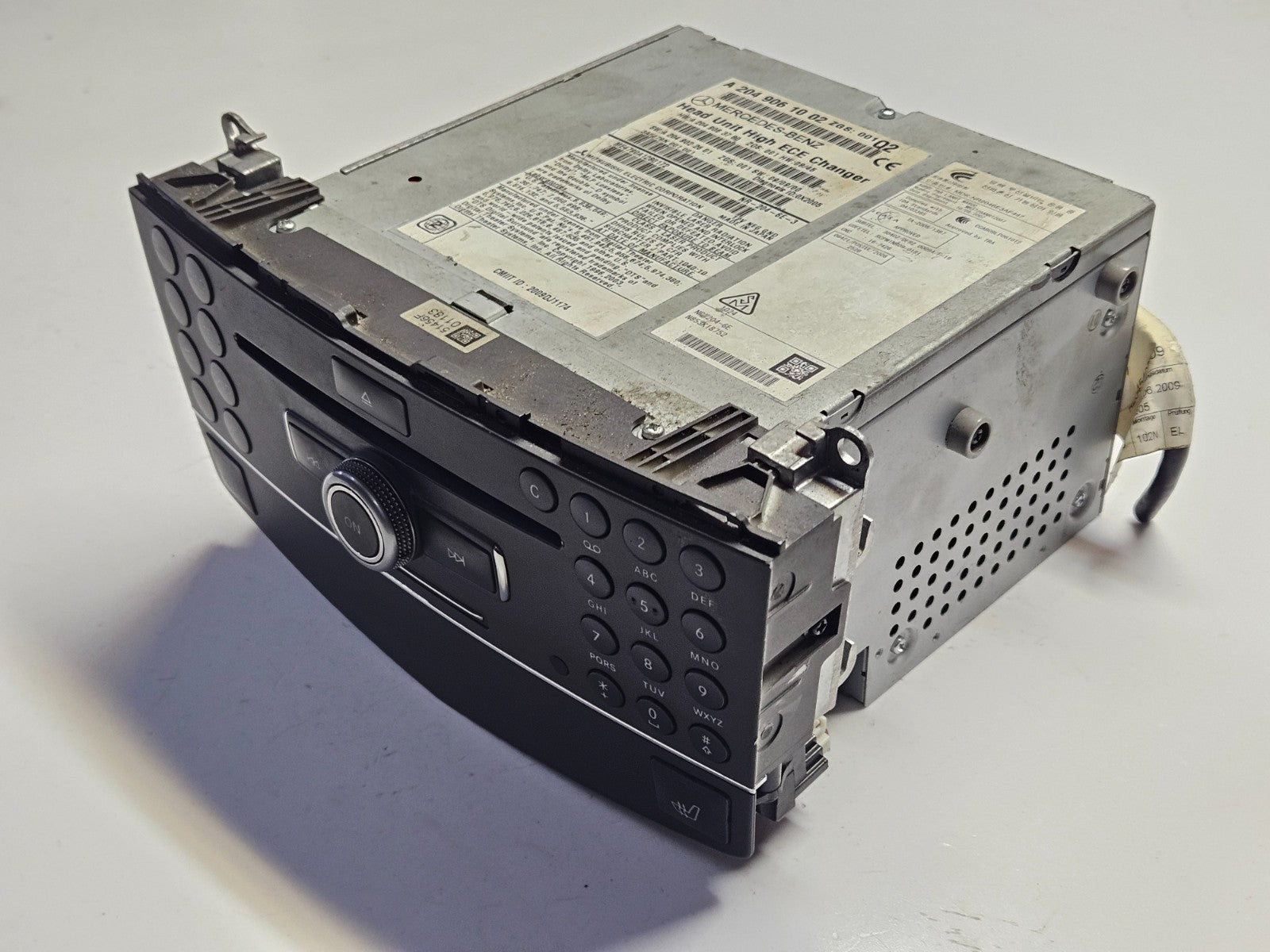 Mercedes W204 Headunit Navigationssystem Radio A 2049061002 mit PIN Code ♻️