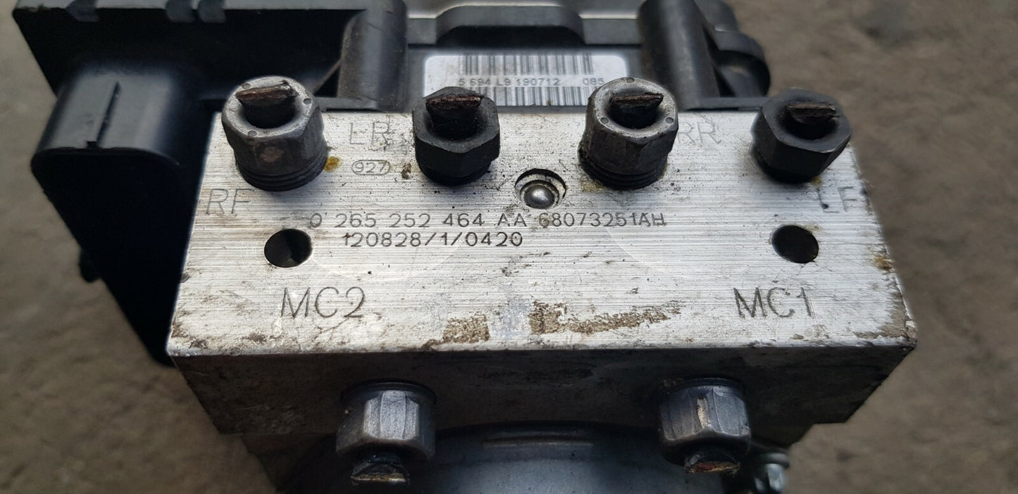 Fiat ABS Hydraulikblock Pumpe Steuergerät 0265952127 0265252464