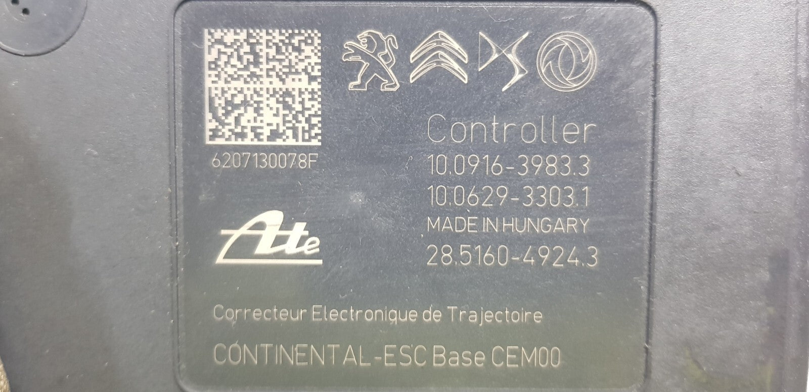 Opel Corsa Schaltg. ABS Hydraulikblock Pumpe 9836177780 10.0916-3983.3