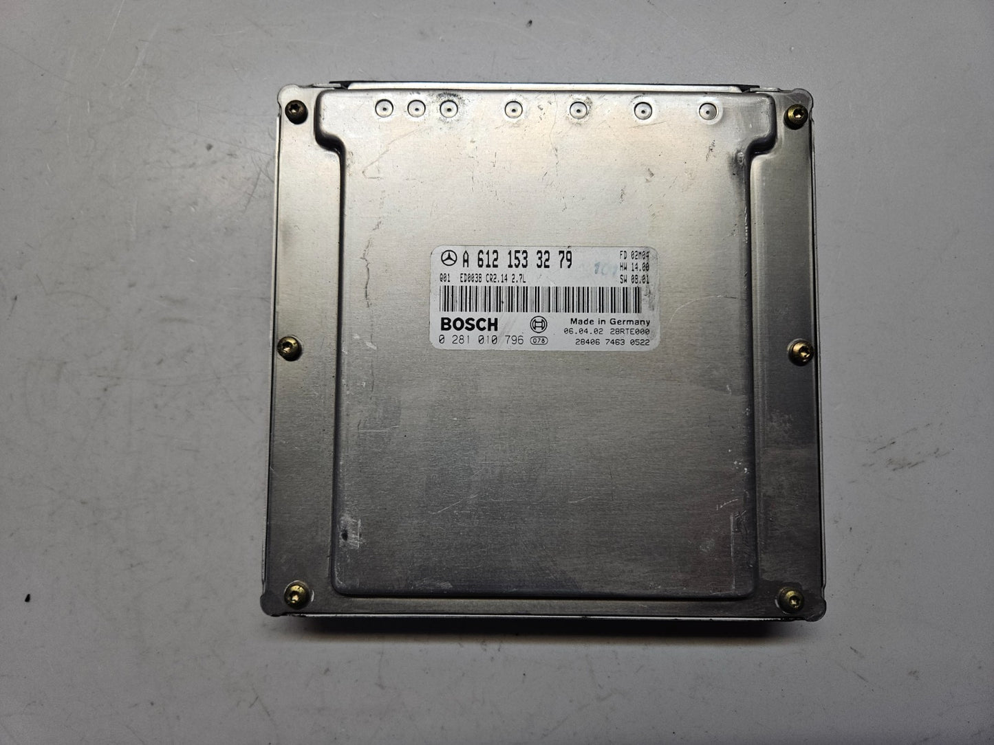 Mercedes ML W163 Motorsteuergerät Steuergerät A 6121533279 0281010796 ♻️