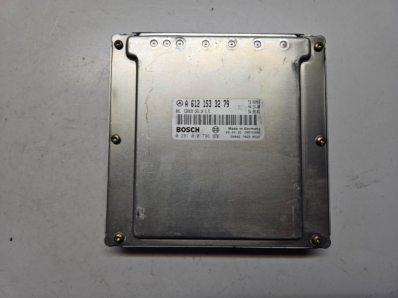 Mercedes ML W163 Motorsteuergerät Steuergerät A 6121533279 0281010796 ♻️