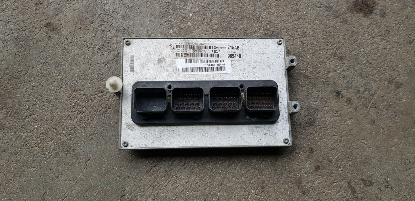 Jeep Motorsteuergerät Steuergerät P68026715AB TEM1057TPIE5