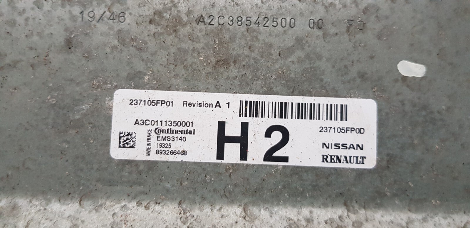 Nissan Micra Motorsteuergerät Steuergerät 237105FP0D 237105FP01