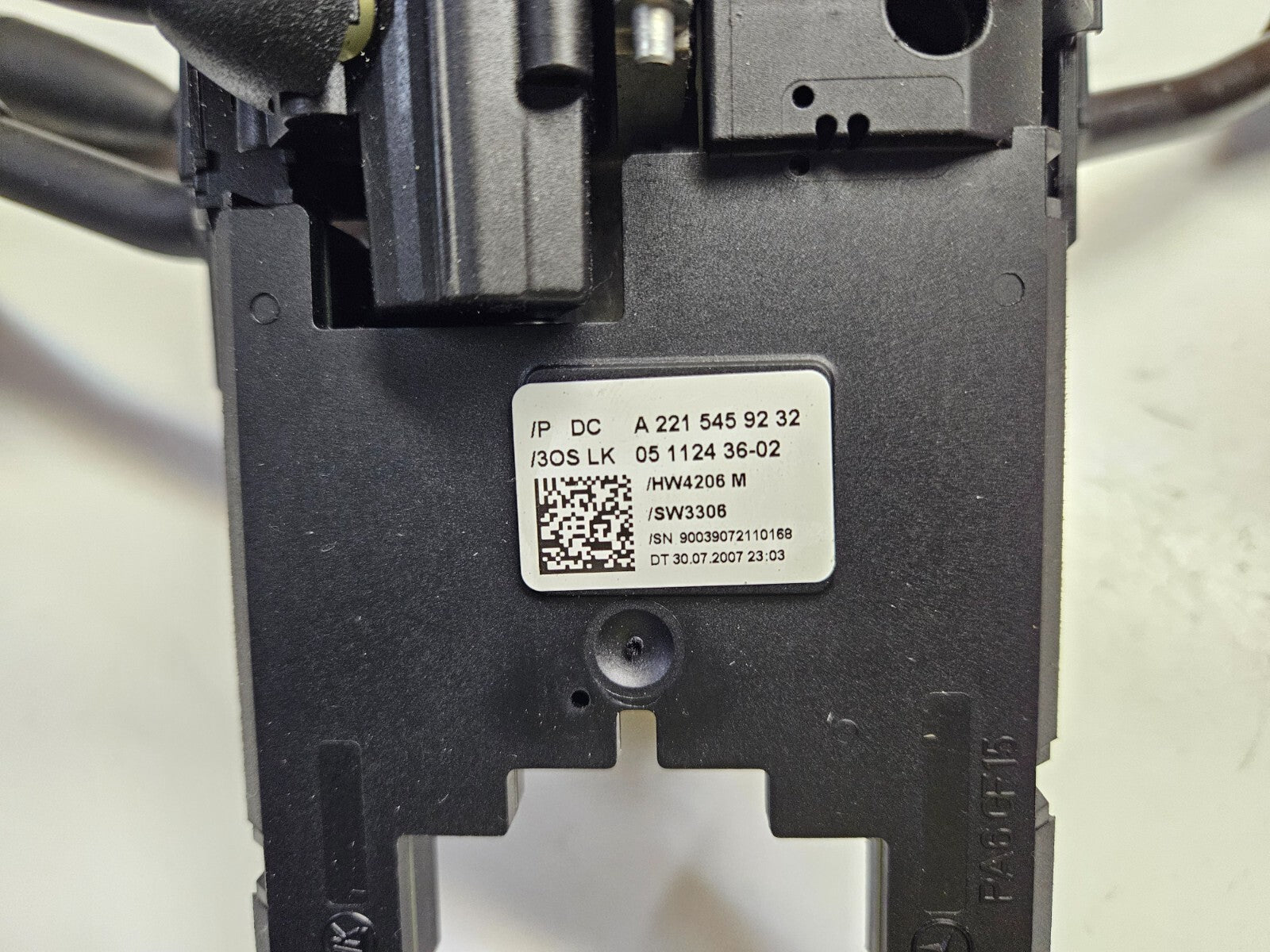 Mercedes S CL Kombischalter Lenkwinkelsensor A 2215459232 A 1714640518 ♻️