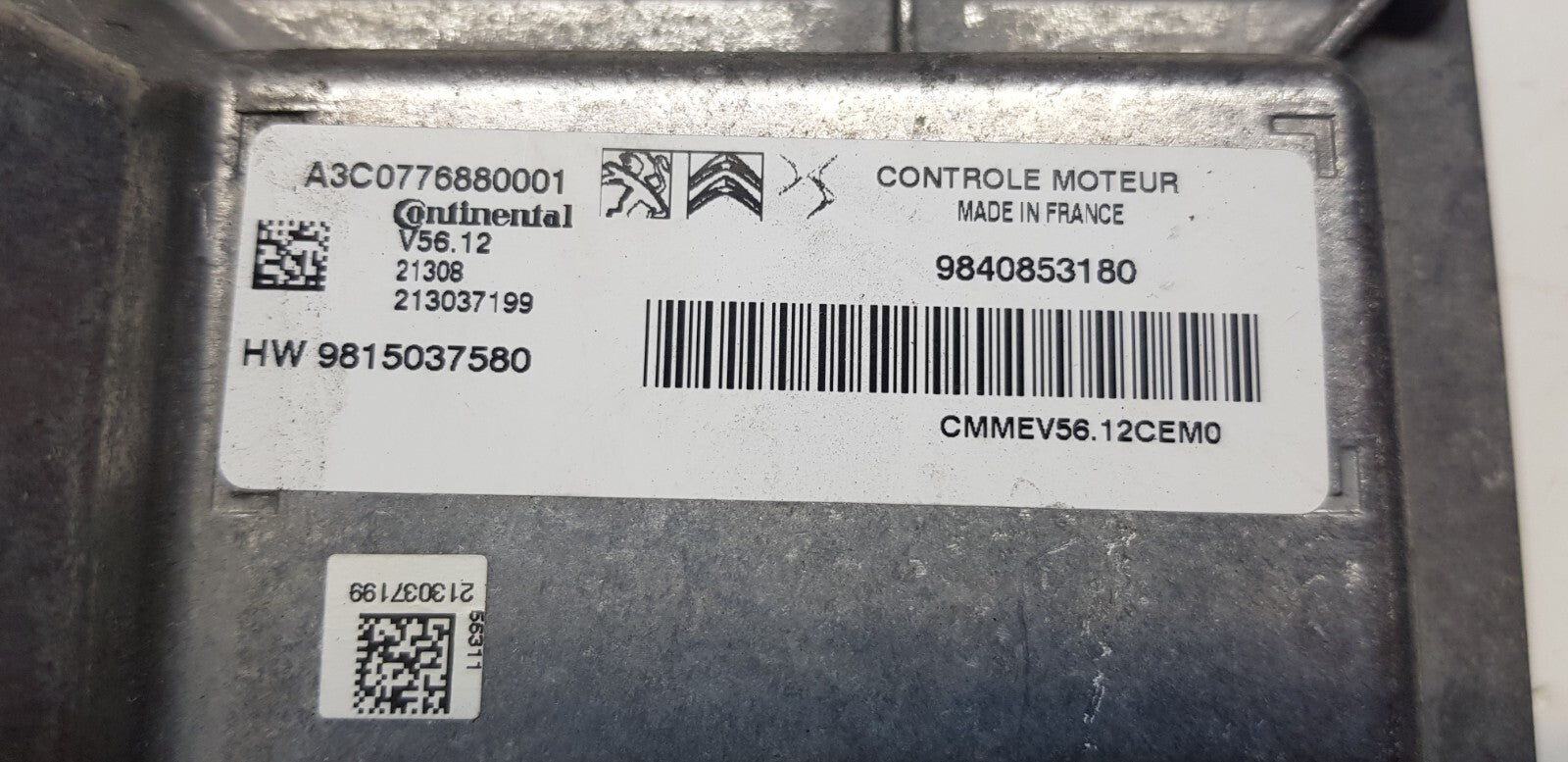 Citroen Motorsteuergerät Steuergerät 9840853180 9815037580