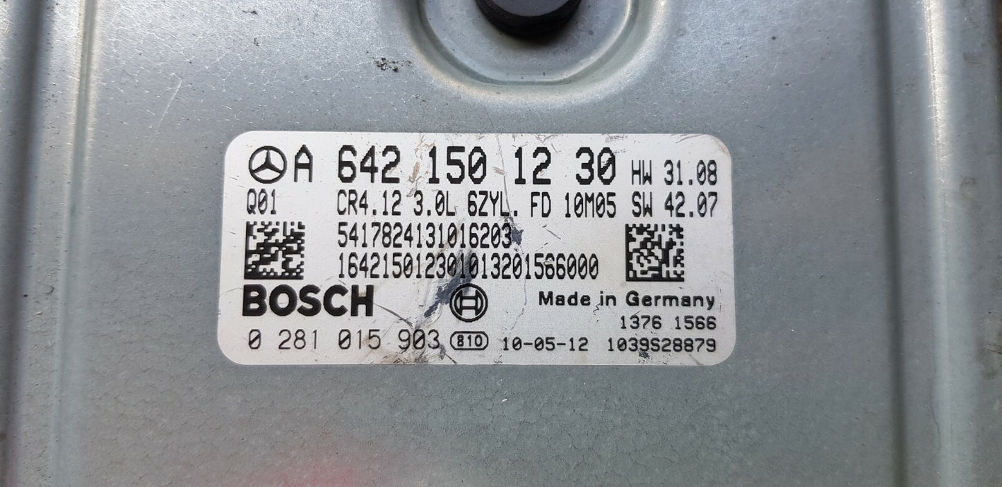 Mercedes Motorsteuergerät mit Wegfahrsperre A 6421501230 0281015903