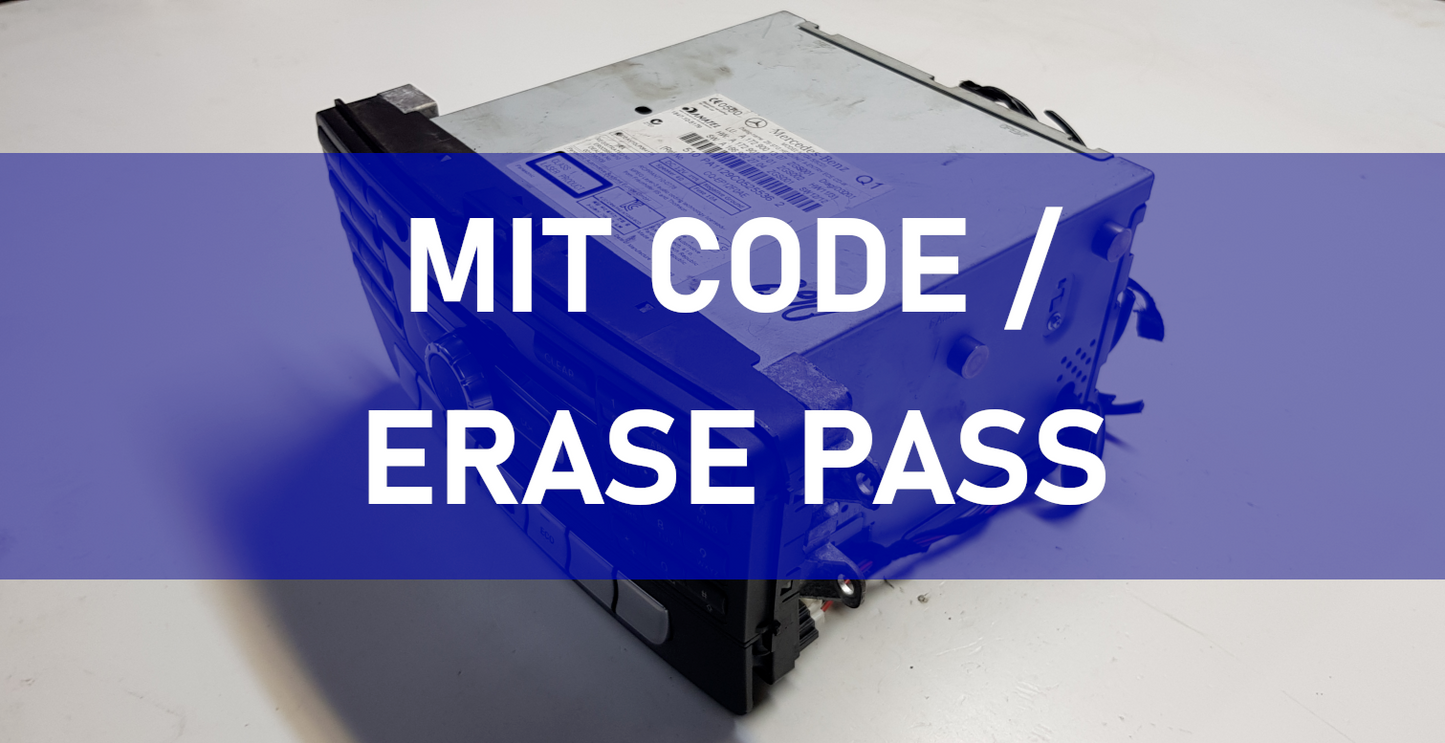 Mercedes R172 Headunit Comand Navigation A 1729001307 A 1729013001 mit PIN Code