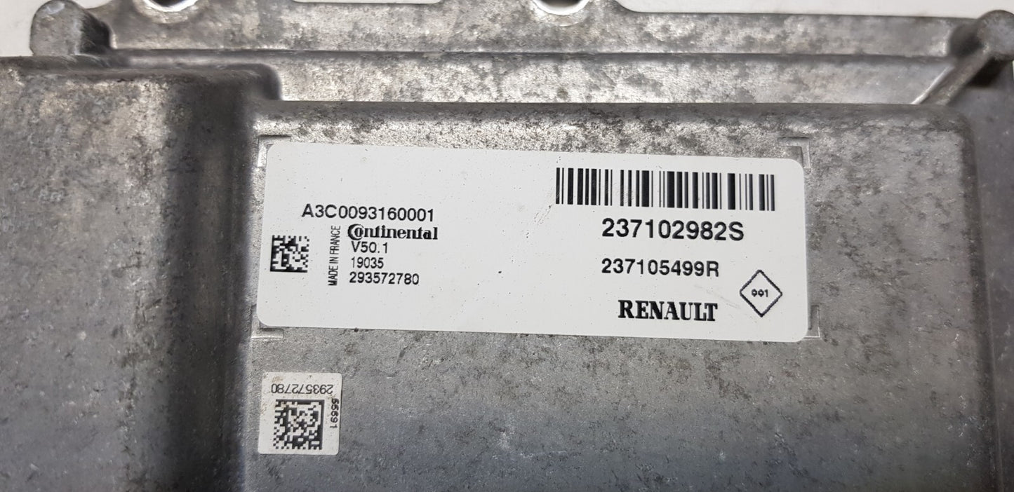 Renault Motorsteuergerät Steuergerät 237102982S 237105499R V50.1