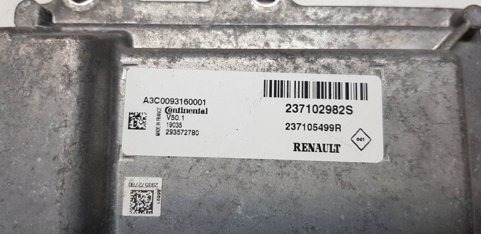 Renault Motorsteuergerät Steuergerät 237102982S 237105499R V50.1