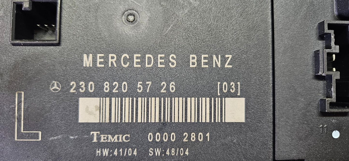 Mercedes SL R230 Türsteuergerät Steuergerät 2308205726