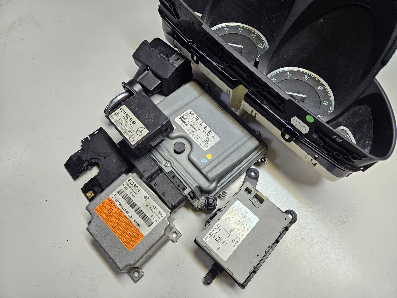 Mercedes SL R230 Motorsteuergerät mit Wegfahrsperre A 2721536091 0261209284 ♻️