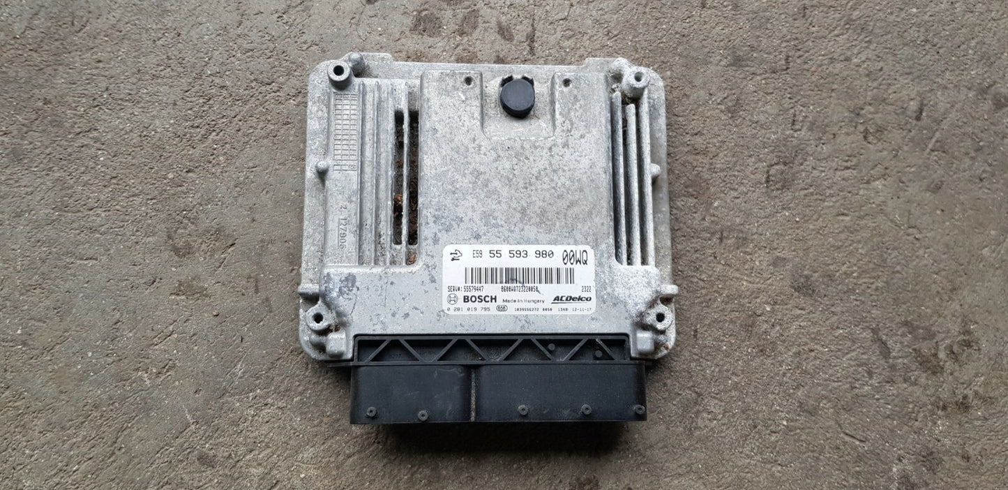 Opel Corsa Motorsteuergerät Steuergerät 55593980 0281019795 00WQ