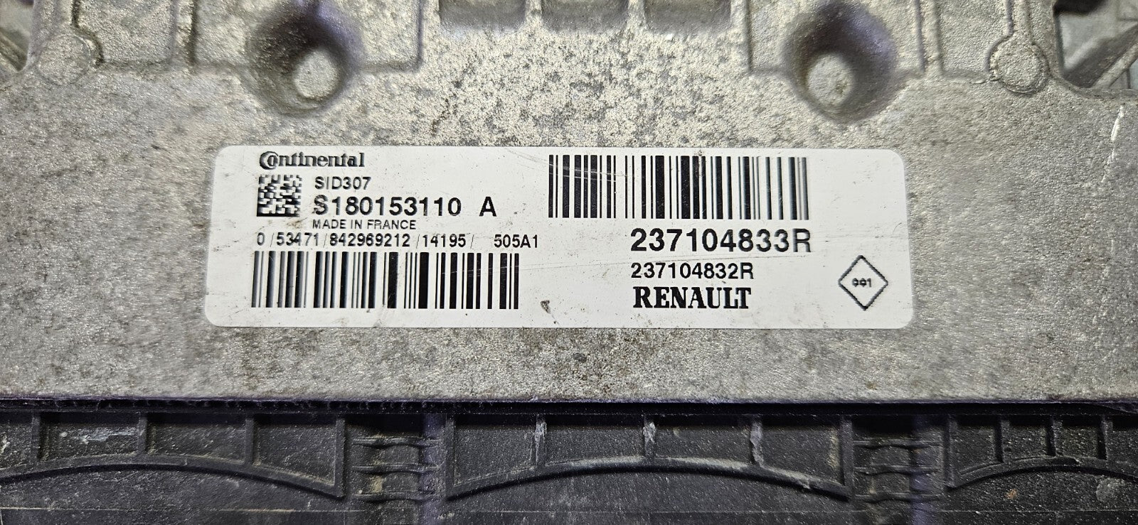 Renault Motorsteuergerät Steuergerät 237104833R S180153110A PLUG & PLAY