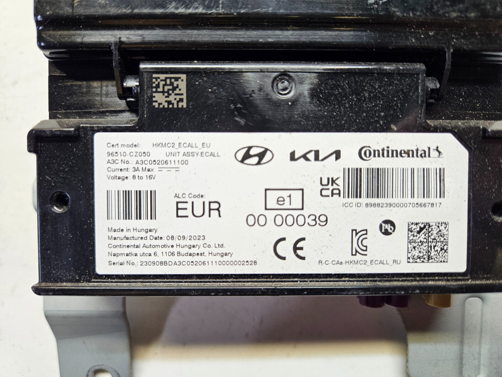 Hyundai Tucson ASSY ECALL Steuergerät 96510-CZ050 ♻️