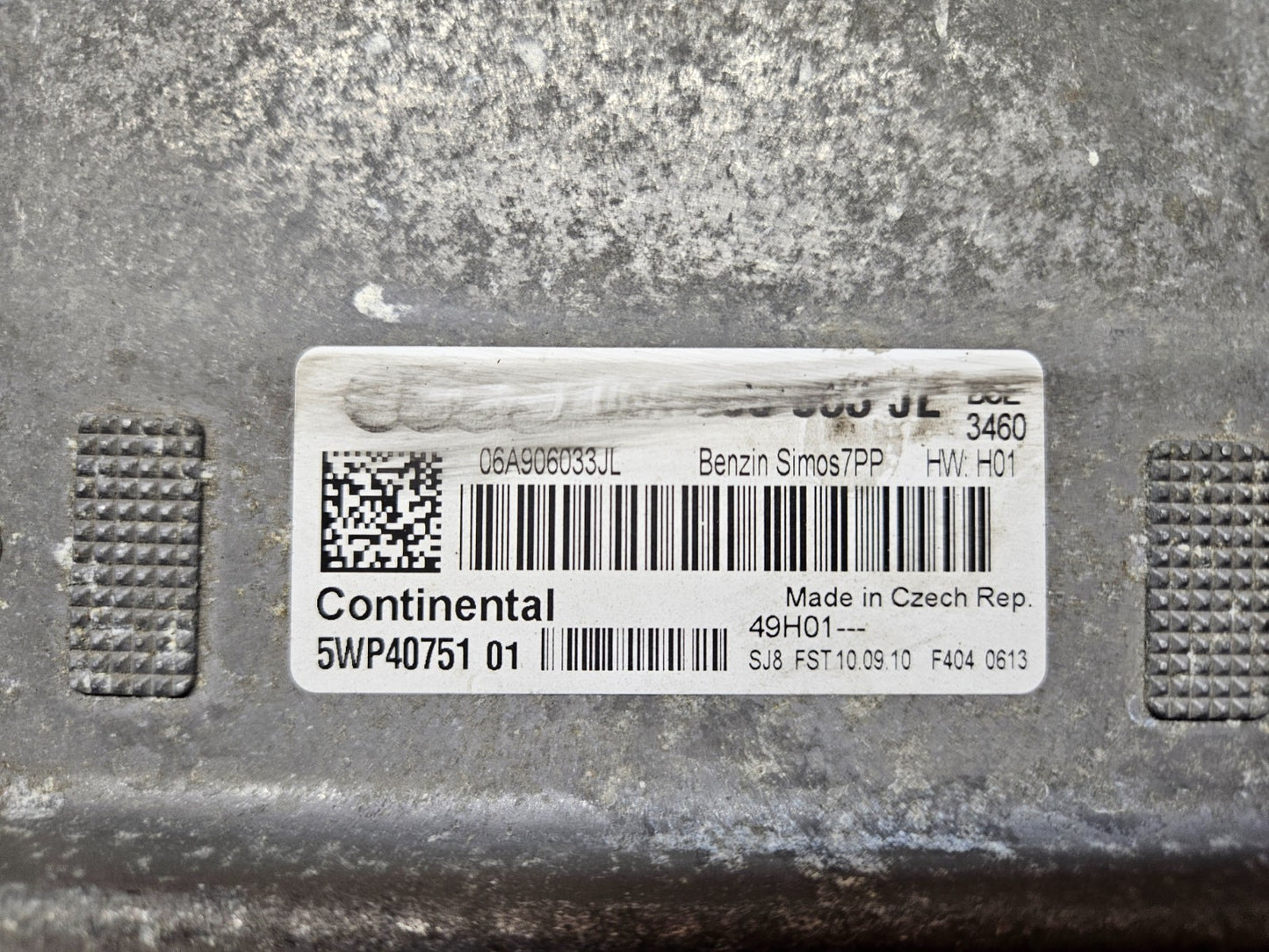 Audi A3 Motorsteuergerät Steuergerät 06A906033JL 5WP40751 01 Simos7PP ♻️