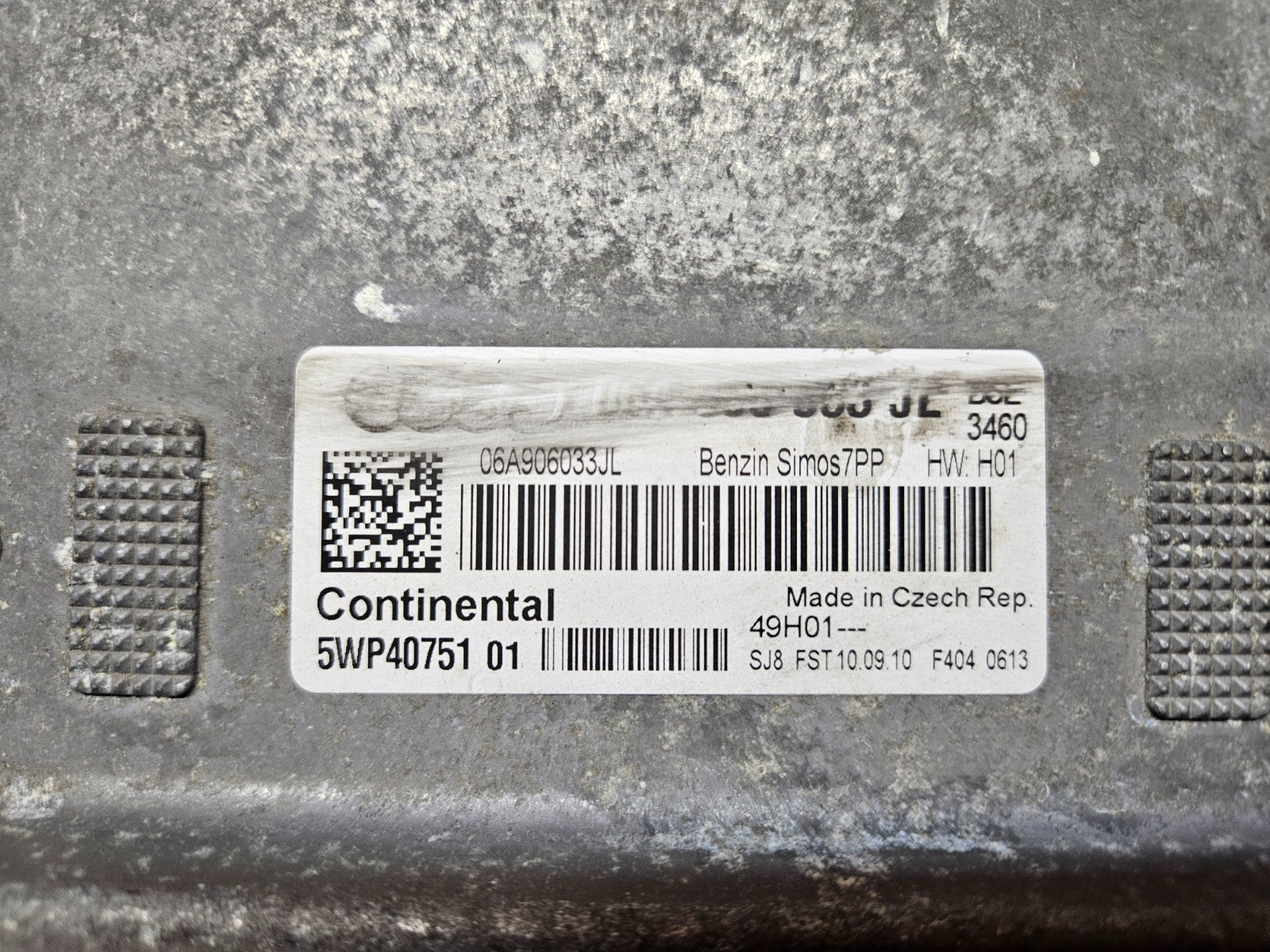 Audi A3 Motorsteuergerät Steuergerät 06A906033JL 5WP40751 01 Simos7PP ♻️