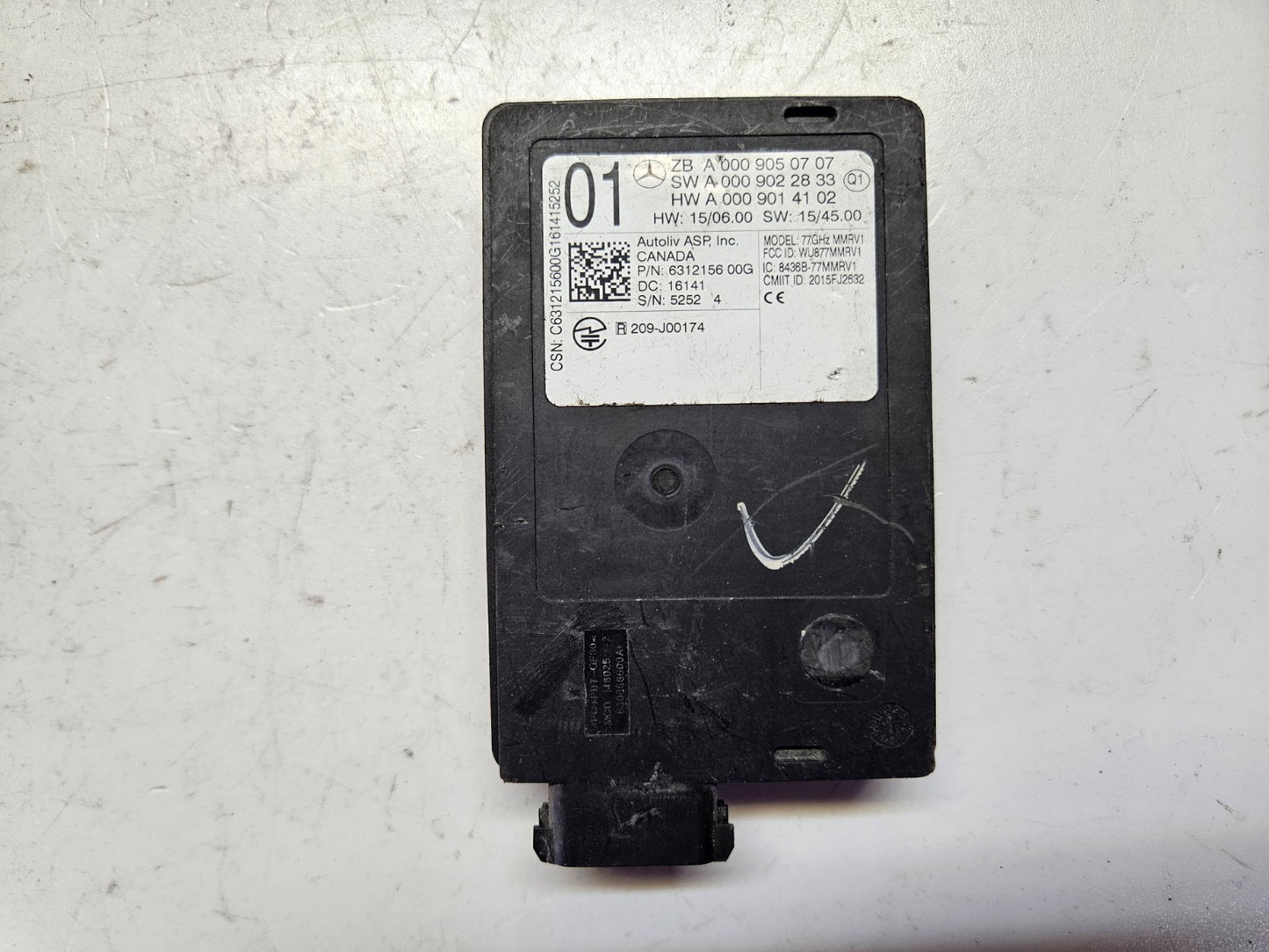 Mercedes Distronic Totwinkel Radarsensor A 0009050707 A 0009014102 ♻️