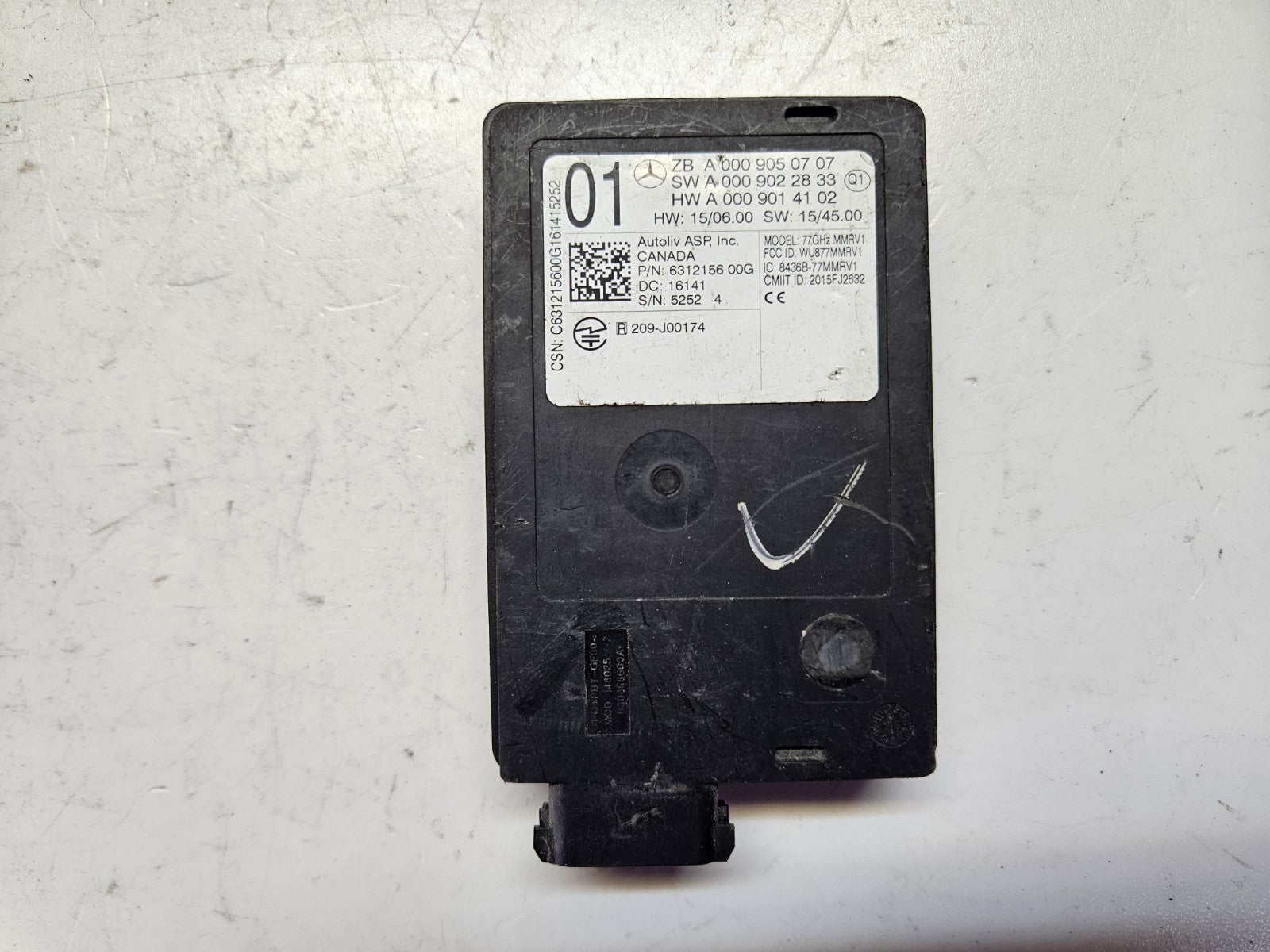 Mercedes Distronic Totwinkel Radarsensor A 0009050707 A 0009014102 ♻️