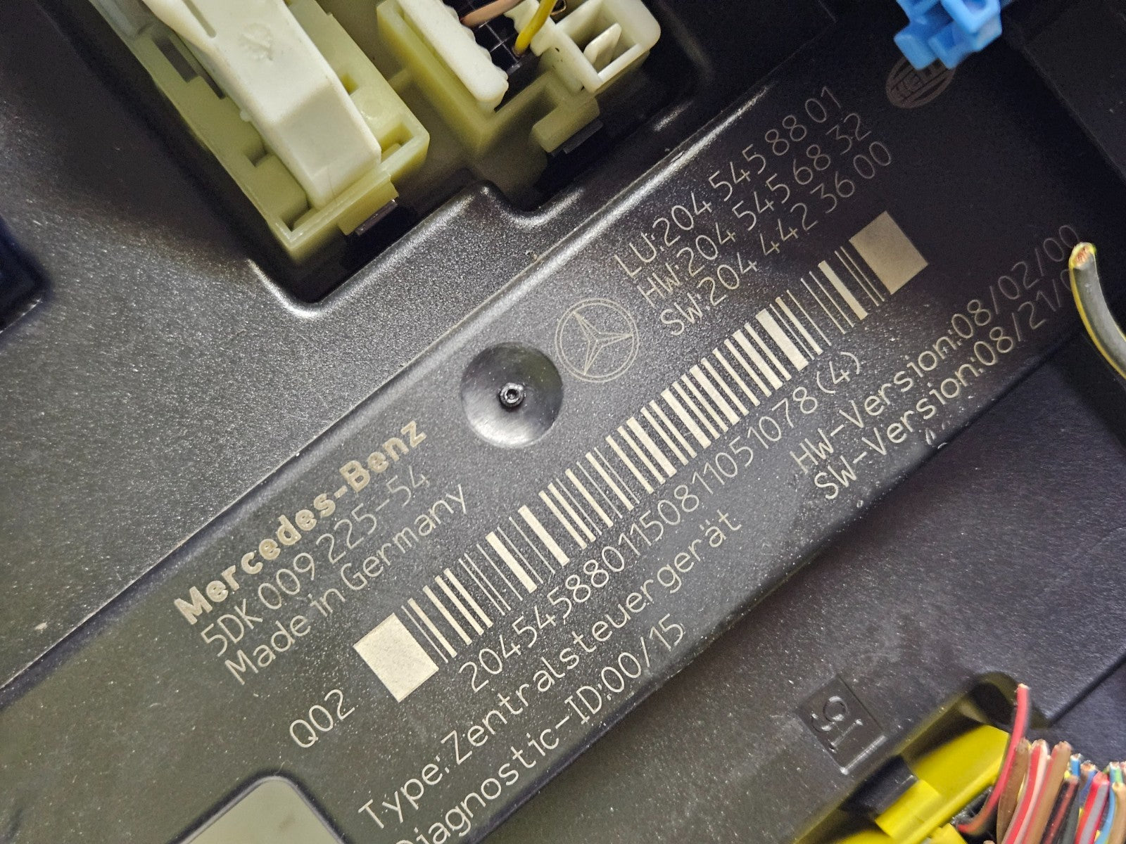 Mercedes W204 Sicherungskasten Steuergerät 2045458801 2045456832 ♻️