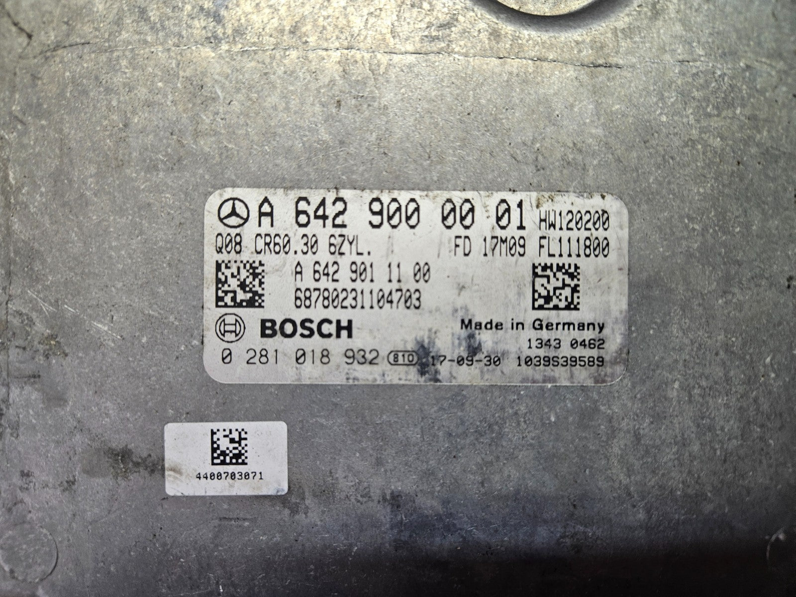 Mercedes Sprinter Motorsteuergerät Steuergerät A 6429000001 0281018932 ♻️