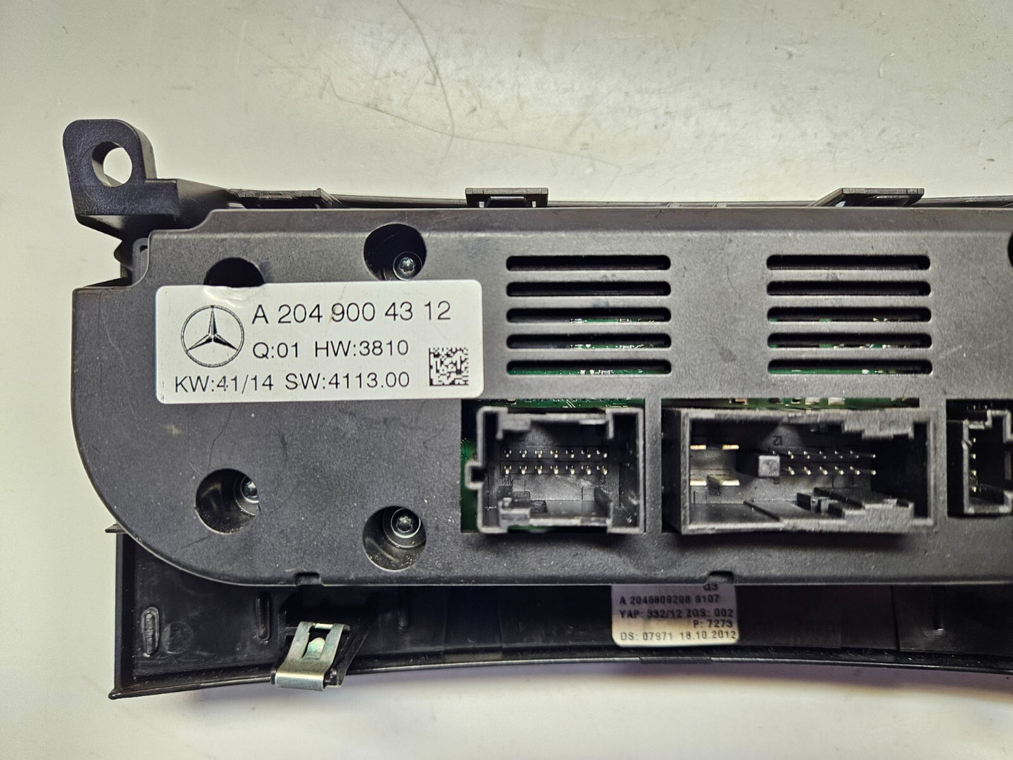 Mercedes C-Klasse W204 AC Klima Klimabedienteil A 2049004312 ♻️