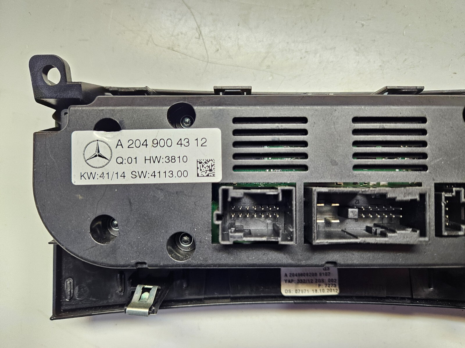 Mercedes C-Klasse W204 AC Klima Klimabedienteil A 2049004312 ♻️