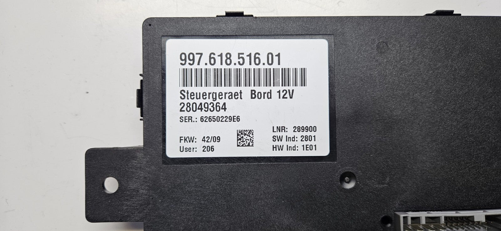 Porsche Bordnetz Steuergerät 99761851601 28049364