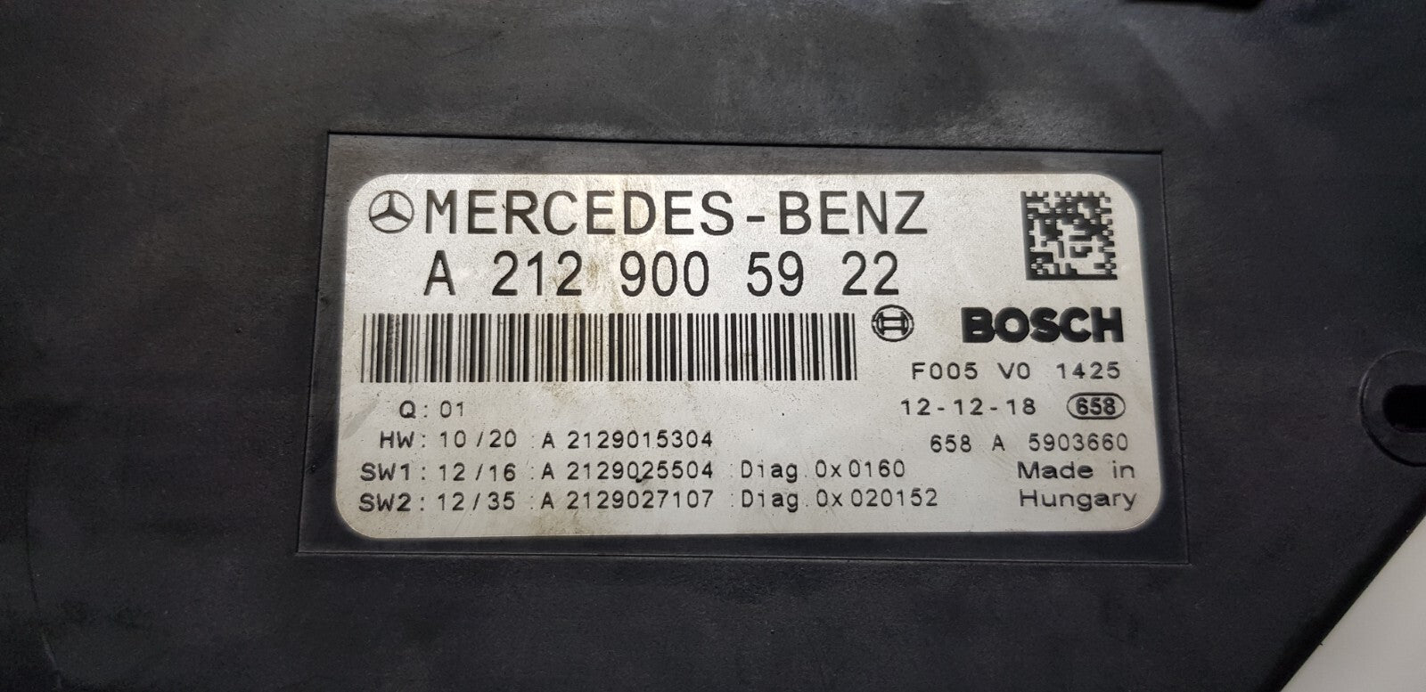 Mercedes R172 SAM Steuergerät Sicherungskasten A 2129005922 A 2129015304
