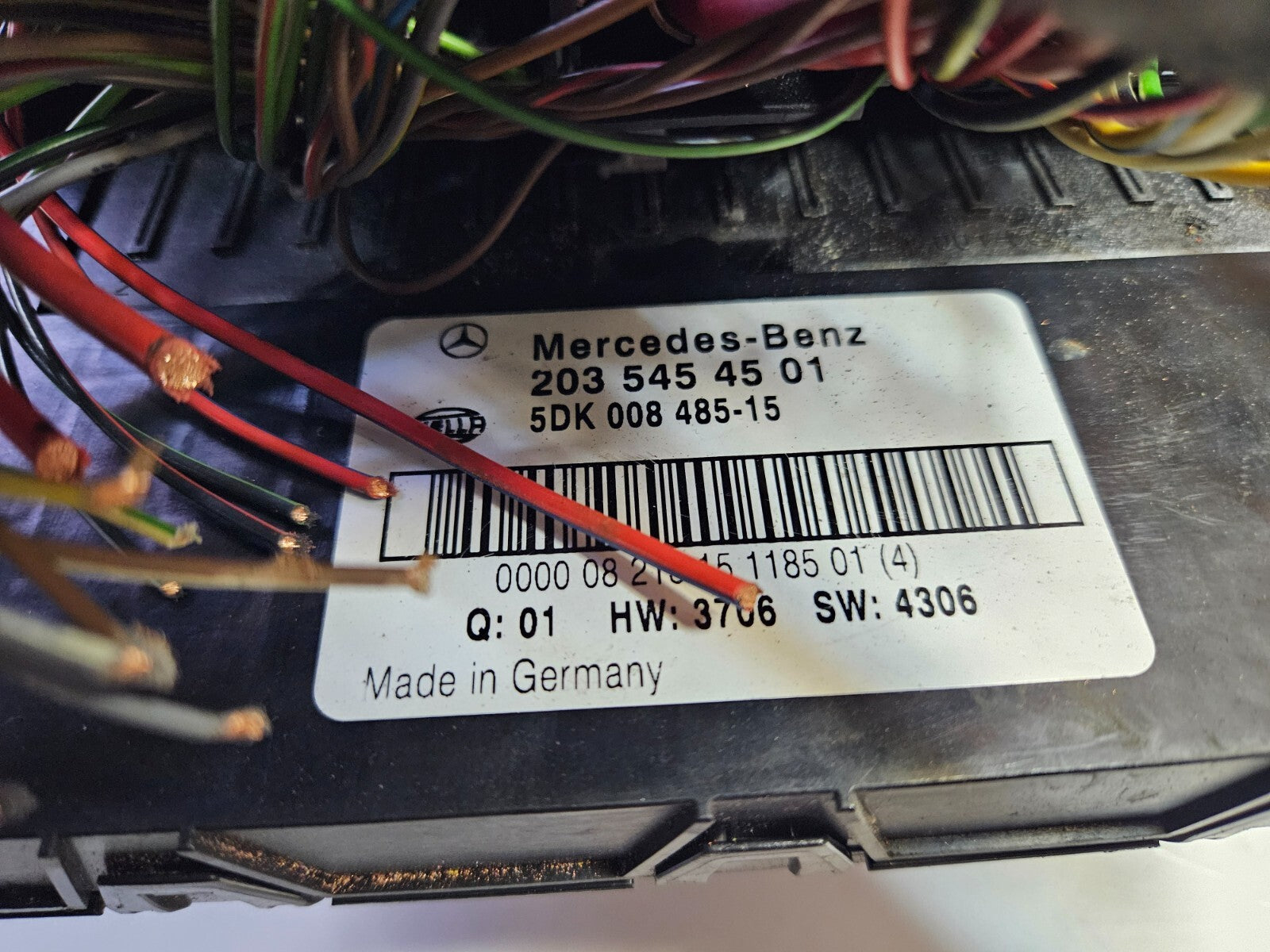 Mercedes C W203 SAM Steuergerät Sicherungskasten 2035454501 5DK008485-15 ♻️