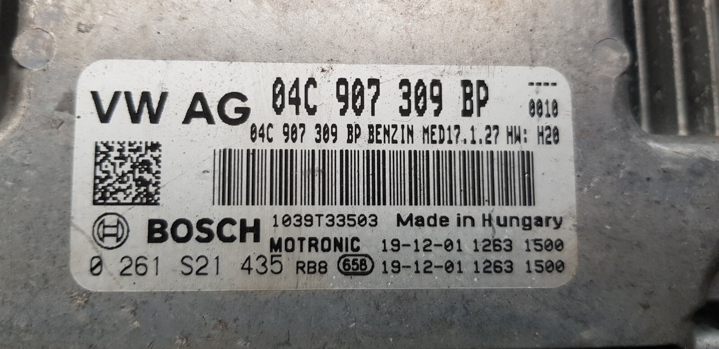 Seat VW Audi Motorsteuergerät Steuergerät 04C907309BP 0261S21435