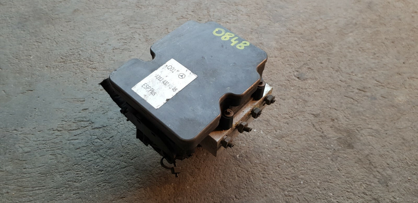 Mercedes W207 W212 ABS Hydraulikblock Pumpe Steuergerät A 2124310848 0265956094