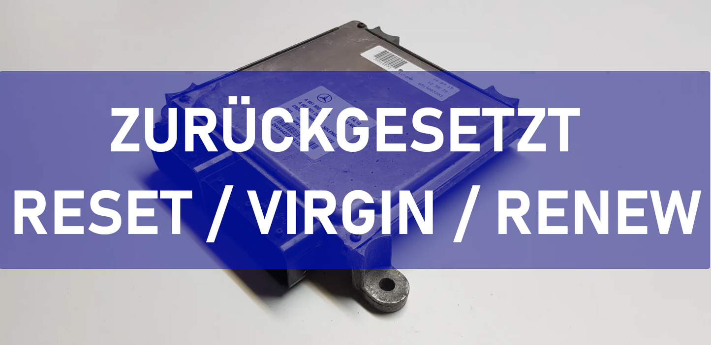 Mercedes Sprinter Motorsteuergerät A 6519003203 A 6519012902 zurückgesetzt