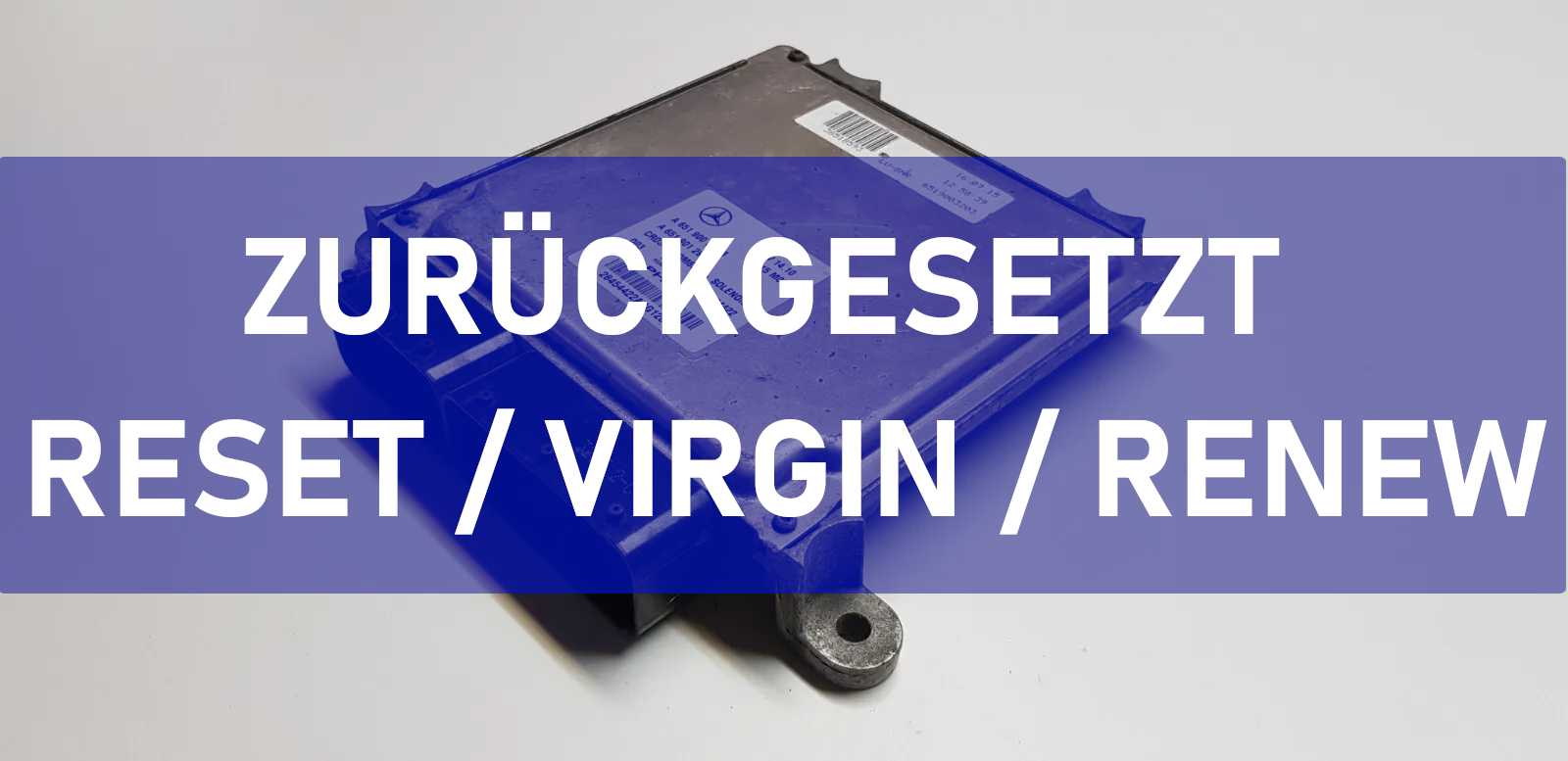 Mercedes Sprinter Motorsteuergerät A 6519003203 A 6519012902 zurückgesetzt