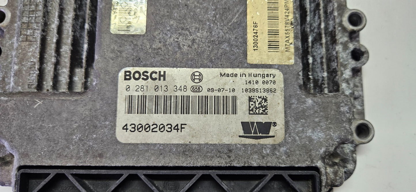 LDV Motorsteuergerät Steuergerät 0281013348 43002034F EDC16C39 PLUG & PLAY